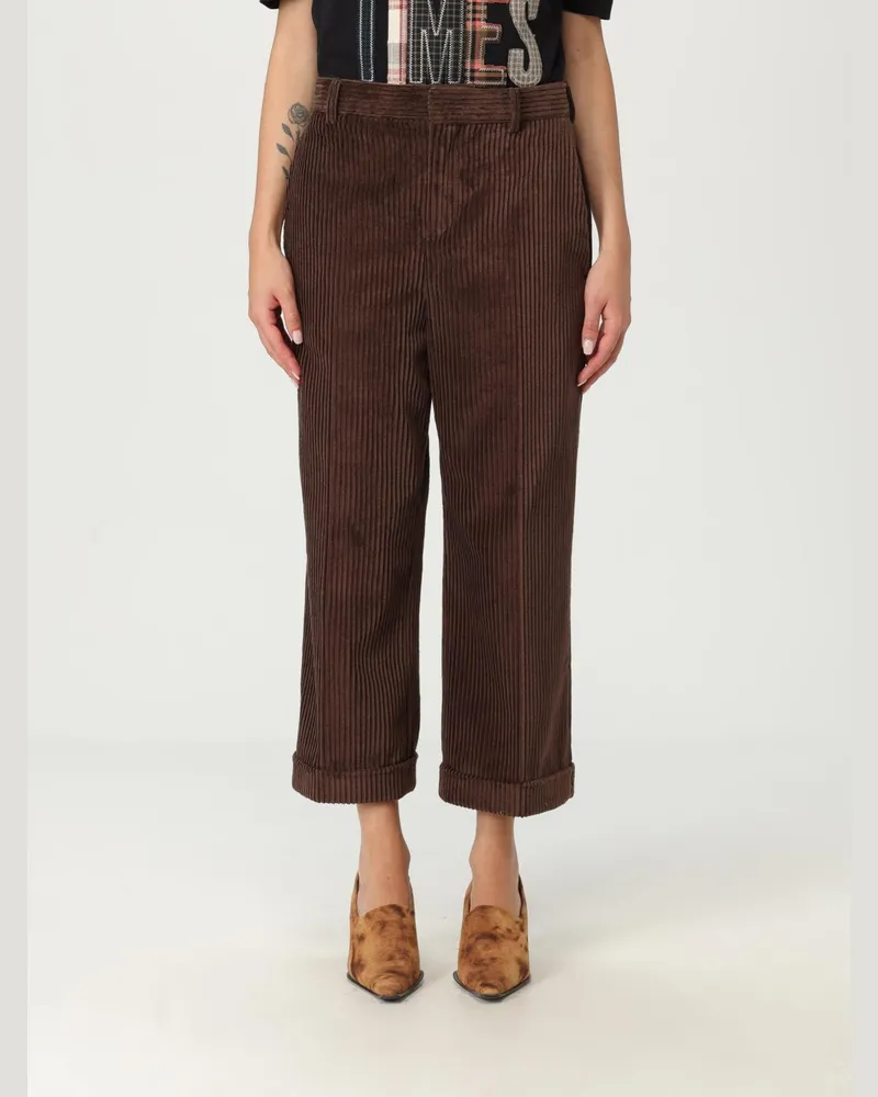 Moschino Hose damen Braun
