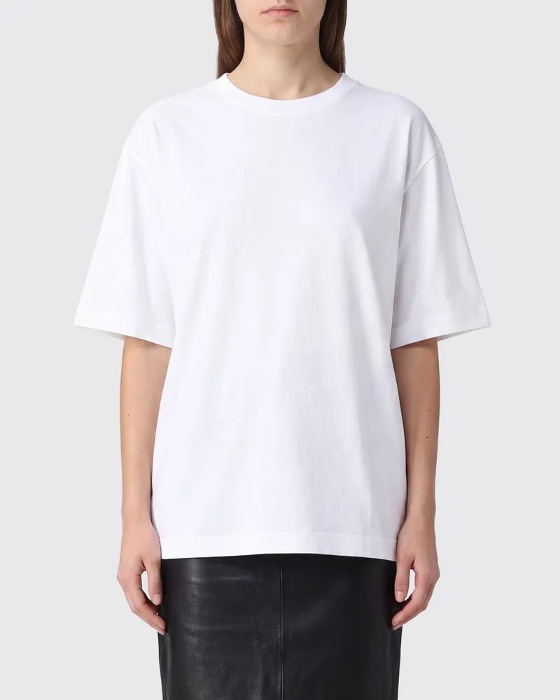 Dries van Noten Baumwoll-T-Shirts Weiß