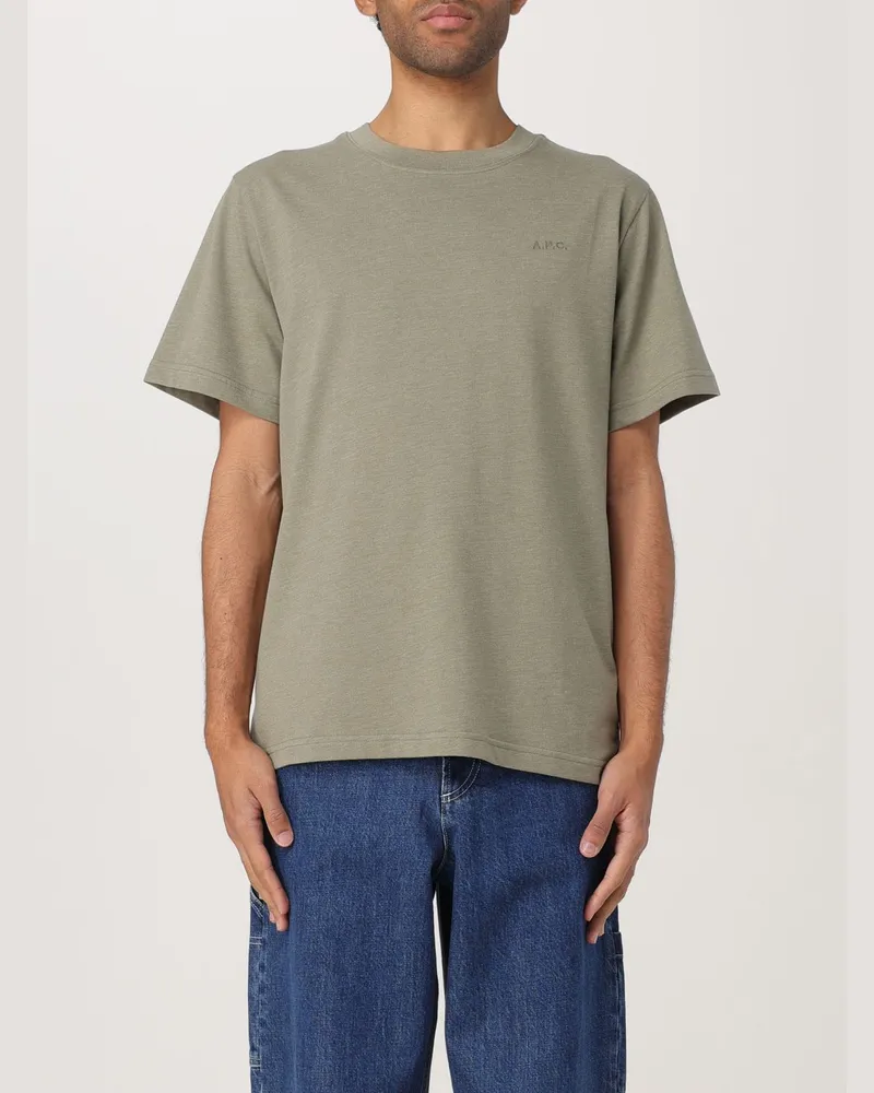A.P.C. T-shirt herren Kaki
