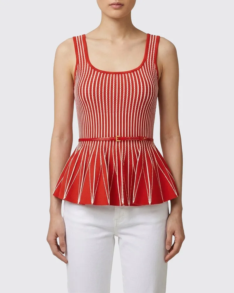 Elisabetta Franchi Top damen Rot