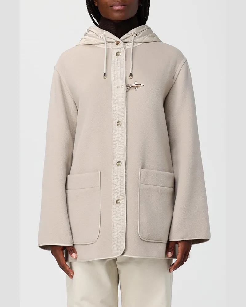 Fay Mantel damen Beige