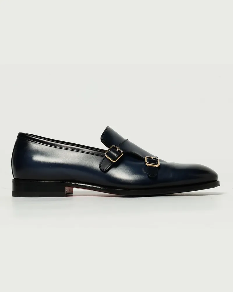 Santoni Mokassins herren Blau