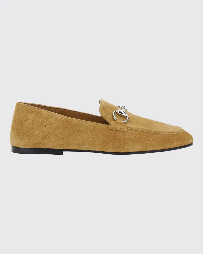 Gucci Wildleder-Loafer mit Horsebit-Detail Sand