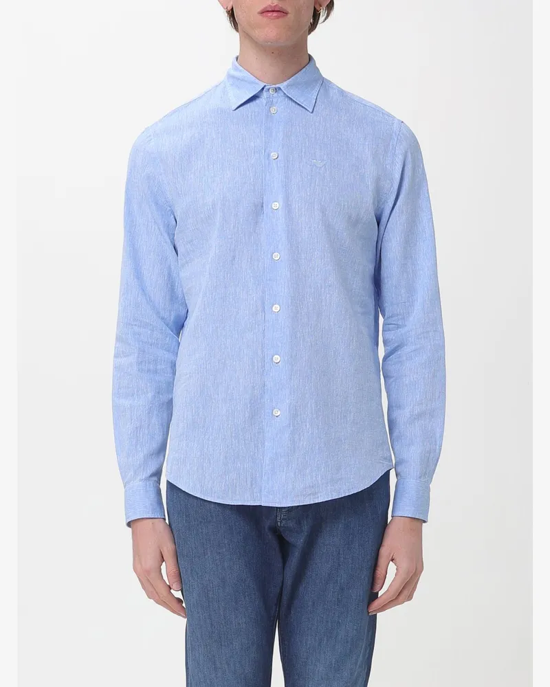 Emporio Armani Hemd herren Hellblau
