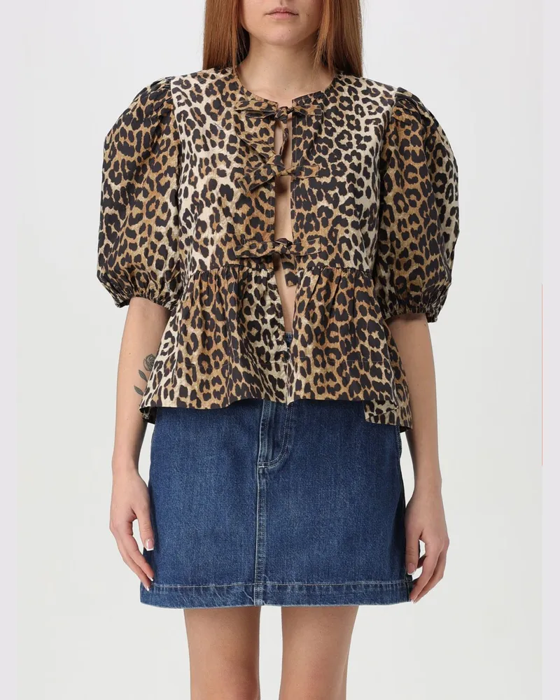 Ganni Sweatshirt damen Braun