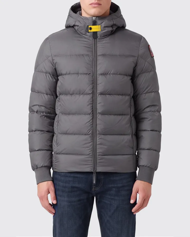 Parajumpers Gesteppte Nylon-Bomberjacke Pharrell mit Kapuze und Gänsedaunen Schwarz