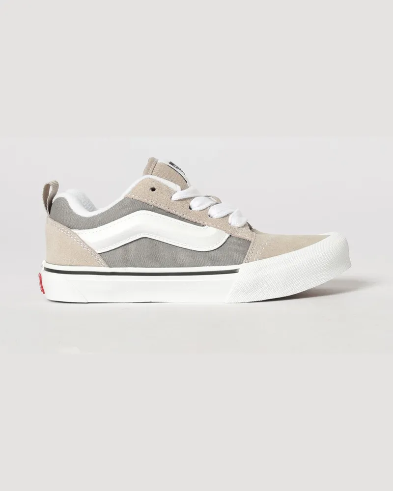 Vans Knu Skool Sneakers aus Canvas und Wildleder Beige