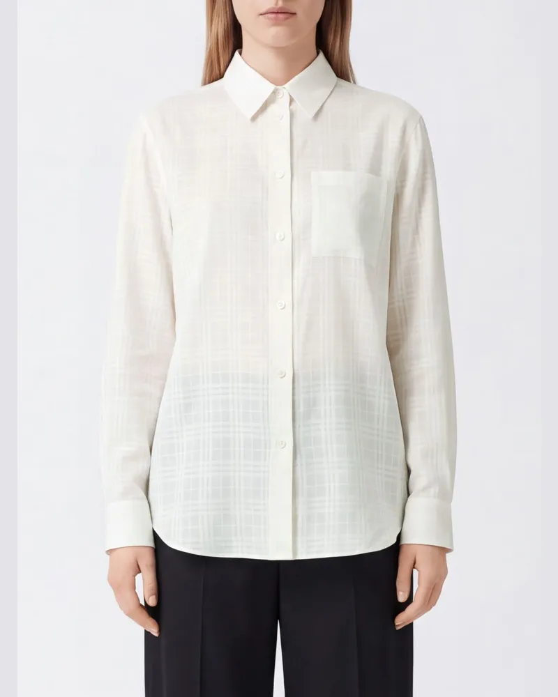 Burberry Hemdbluse damen Weiß