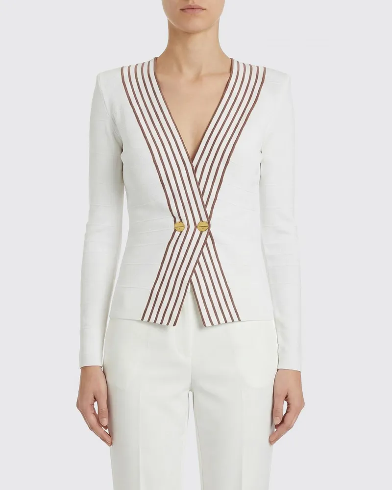 Elisabetta Franchi Sweatshirt damen Ivory