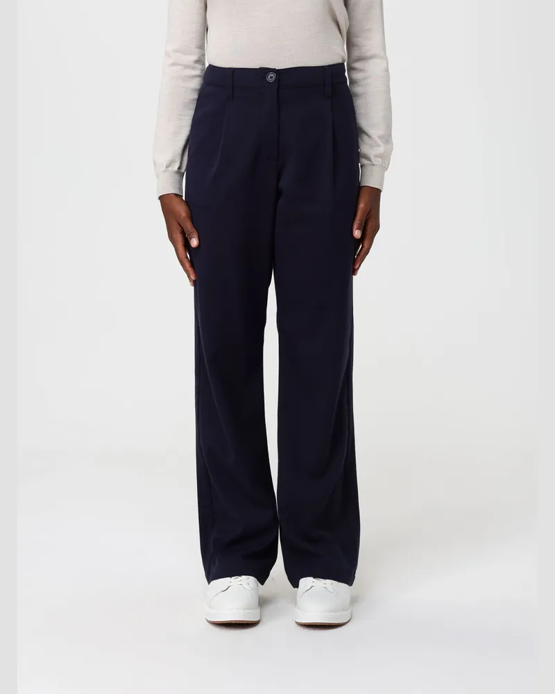 Blauer Hose damen Blau
