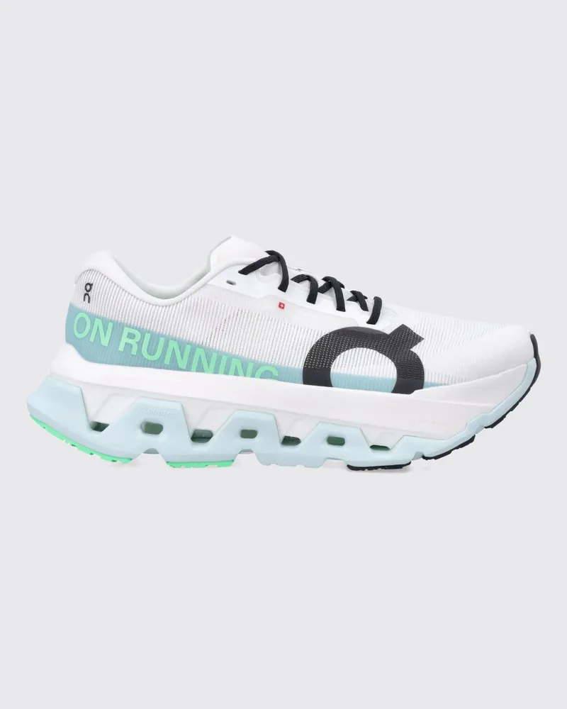 ON Cloudmonster 3 Hyper Sneakers aus recyceltem Stoff mit gedämpfter Sohle Ivory
