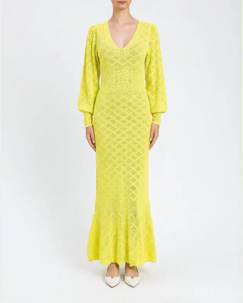 Twin-Set Kleid damen Limette