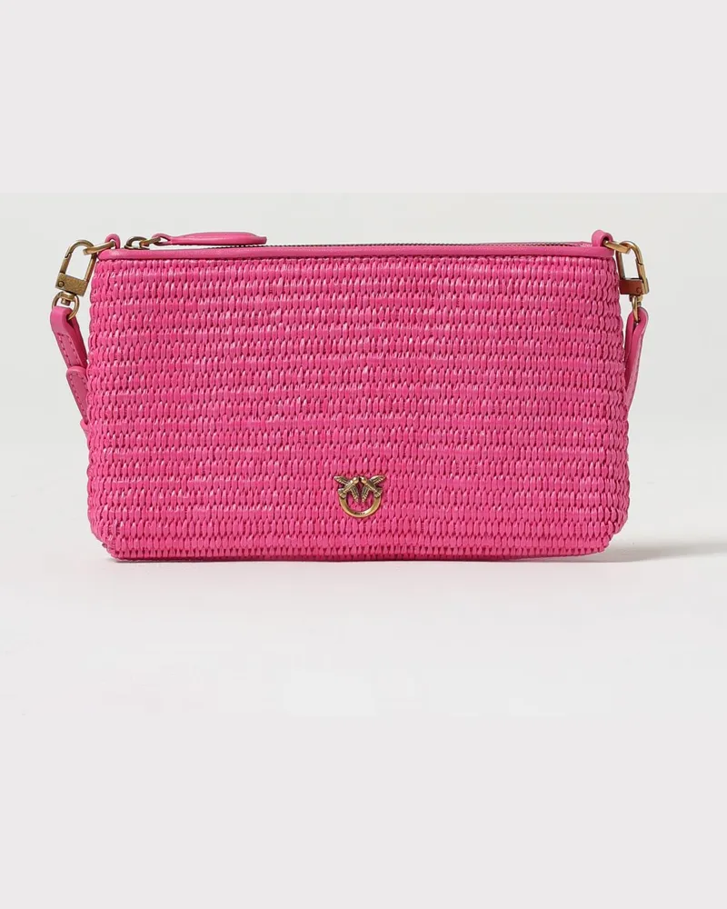 Pinko Schultertasche damen Fuchsia