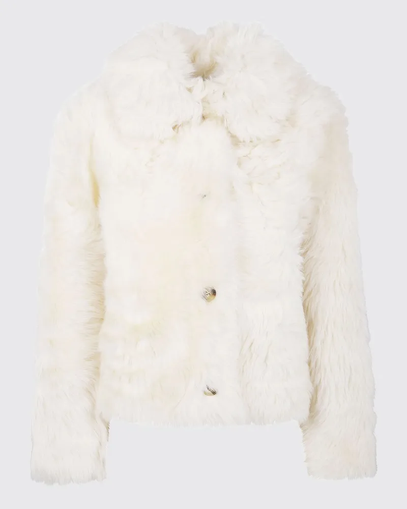 Yves Salomon Mantel damen Weiß