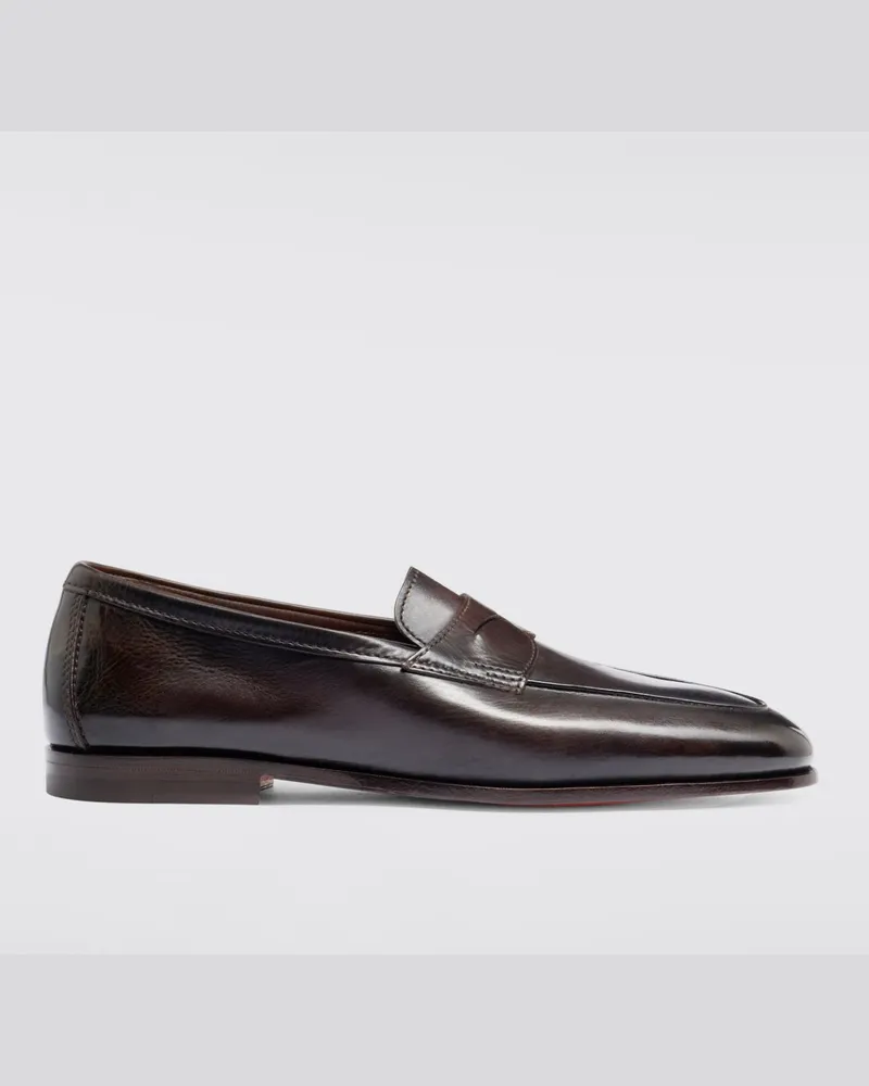 Santoni Mokassins herren Braun