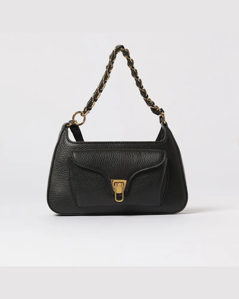 Coccinelle Schultertasche damen Schwarz