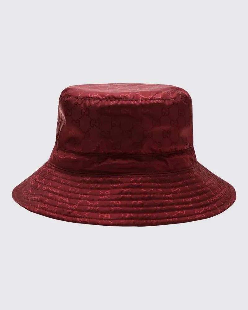 Gucci Hut damen Burgunderrot