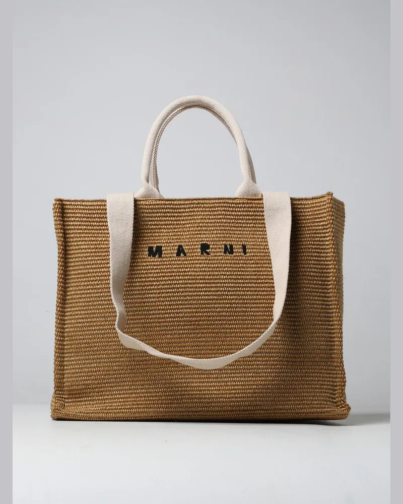 Marni Schultertasche damen Natural