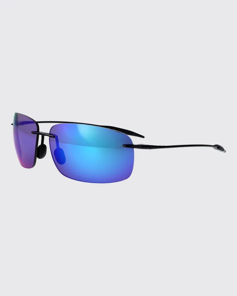 Maui Jim Breakwall Sonnenbrille aus Metall und Acetat Blau