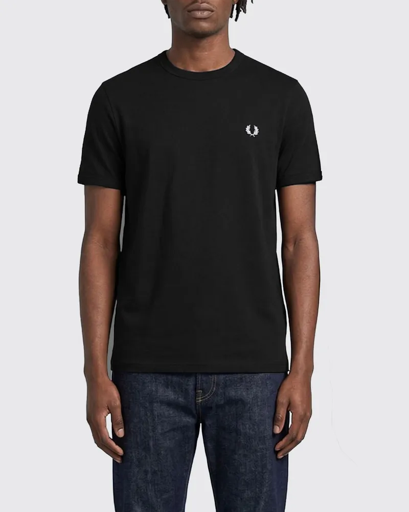 Fred Perry T-shirt herren Schwarz