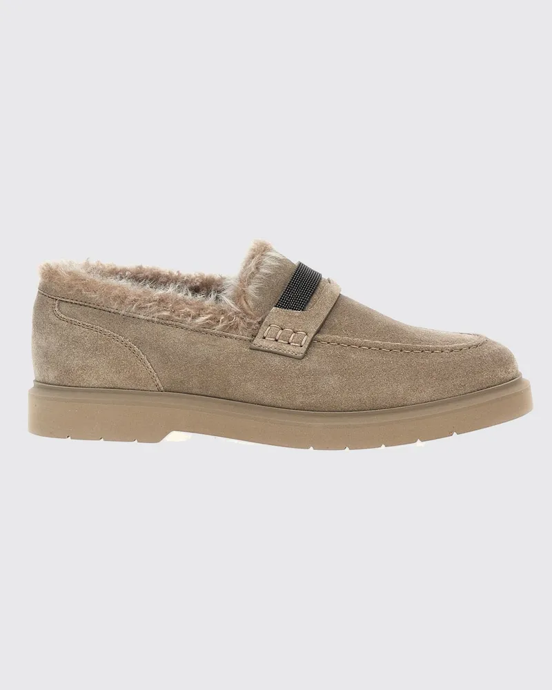 Brunello Cucinelli Mokassins damen Grau