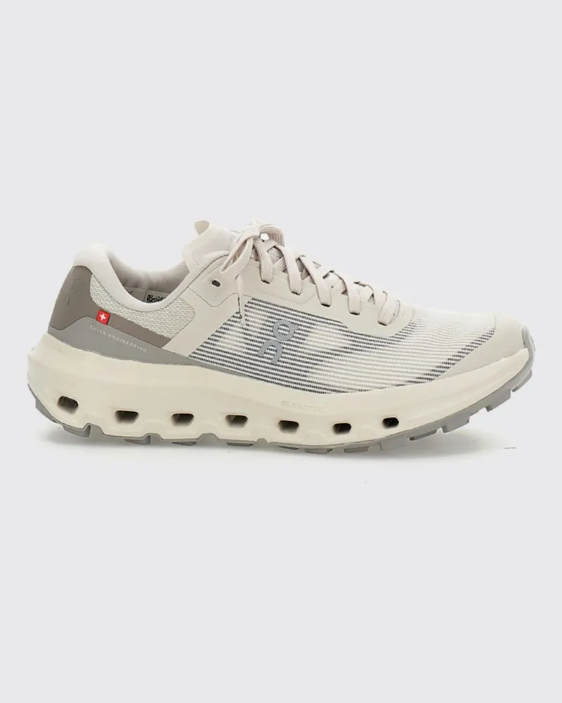 ON Zweifarbige leichte gepolsterte Cloudvista 3 Sneakers Weiß