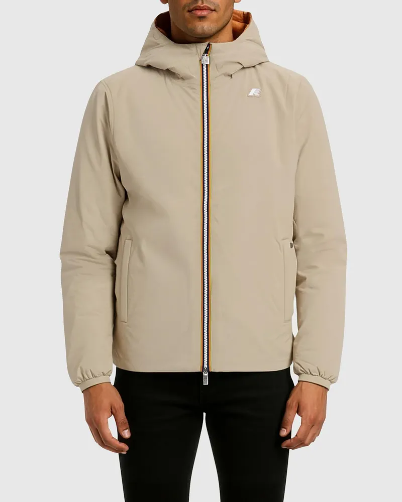 K-Way Jacke herren Ecru