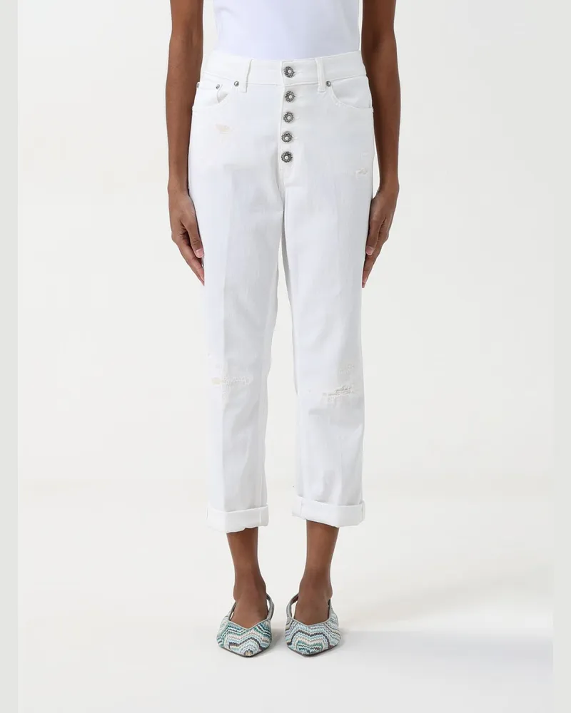 Dondup Hose damen Weiß
