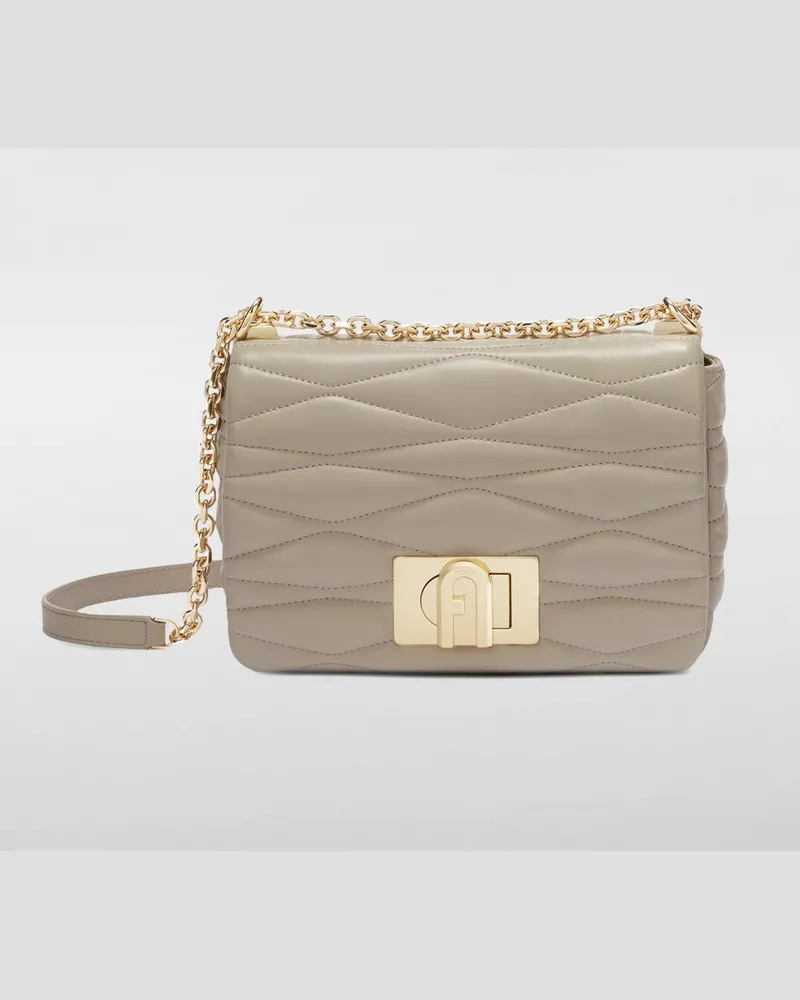 Furla Schultertasche damen Beige