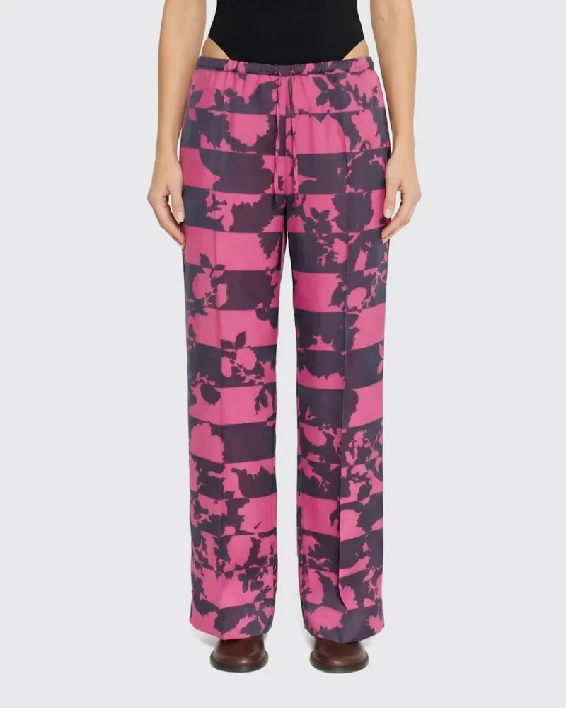 Dries van Noten Hose damen Pink