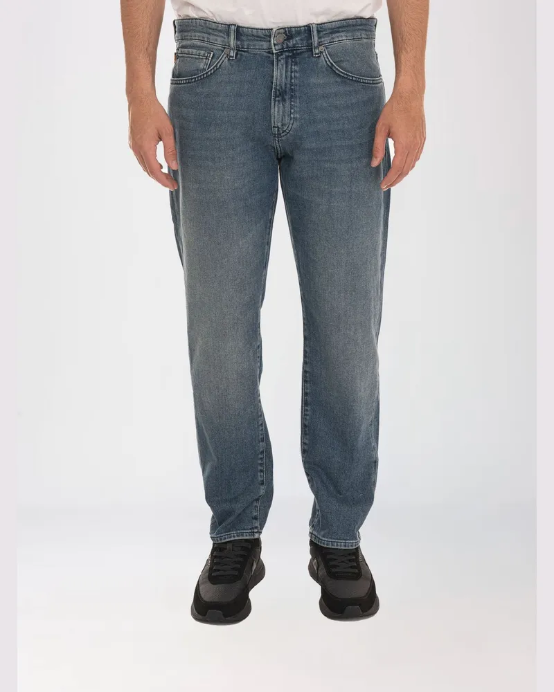 HUGO BOSS Straight-Fit Jeans aus Baumwolldenim mit mittlerer Leibhöhe Denim