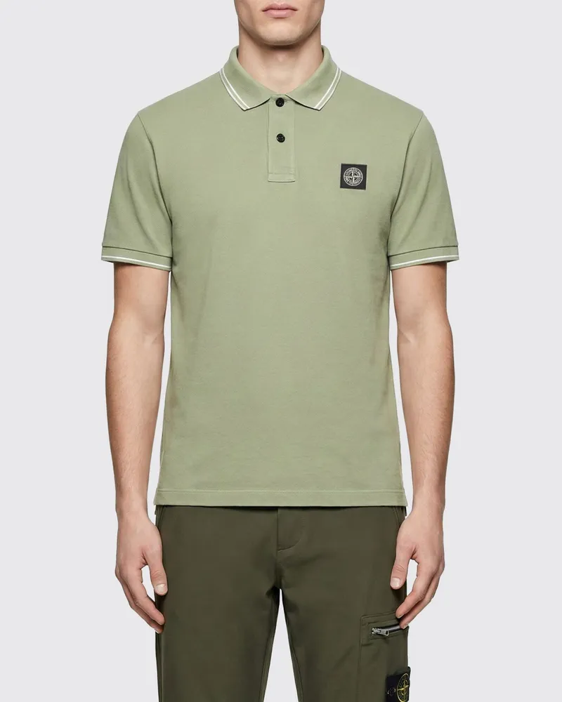 Stone Island Polo herren Military
