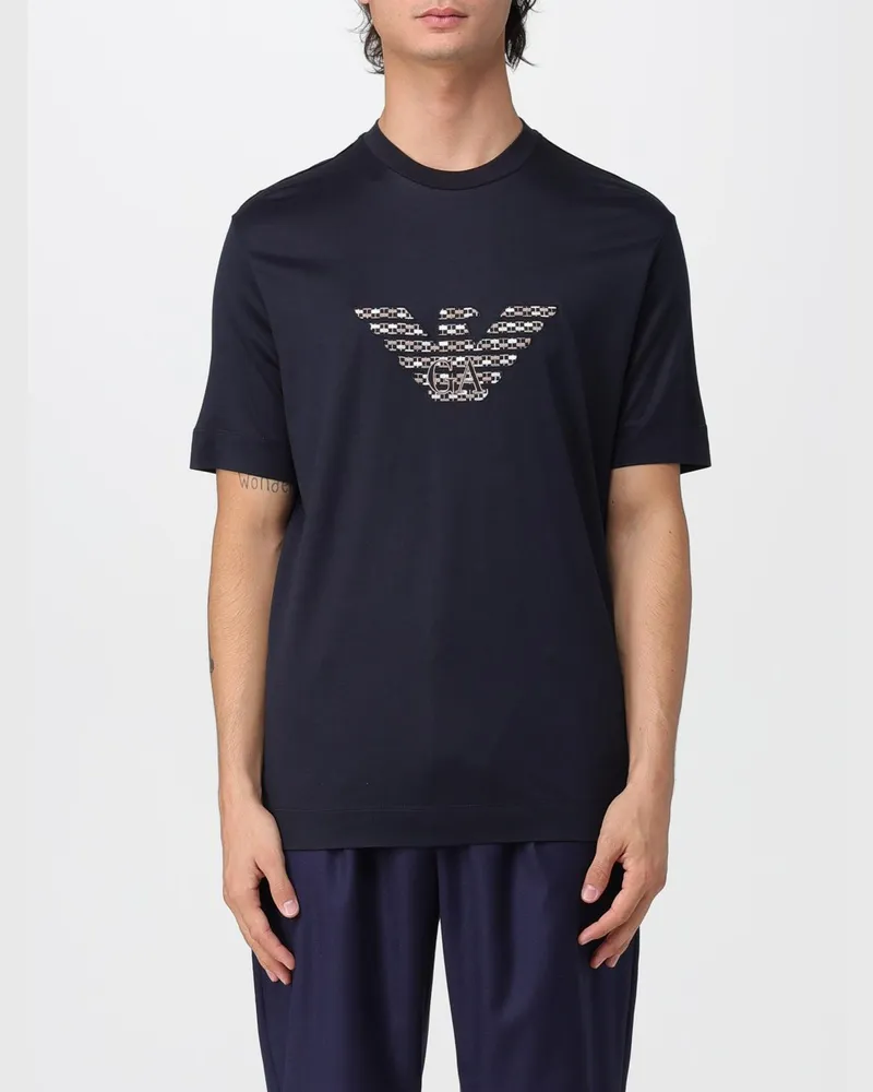 Emporio Armani T-shirt herren Blau