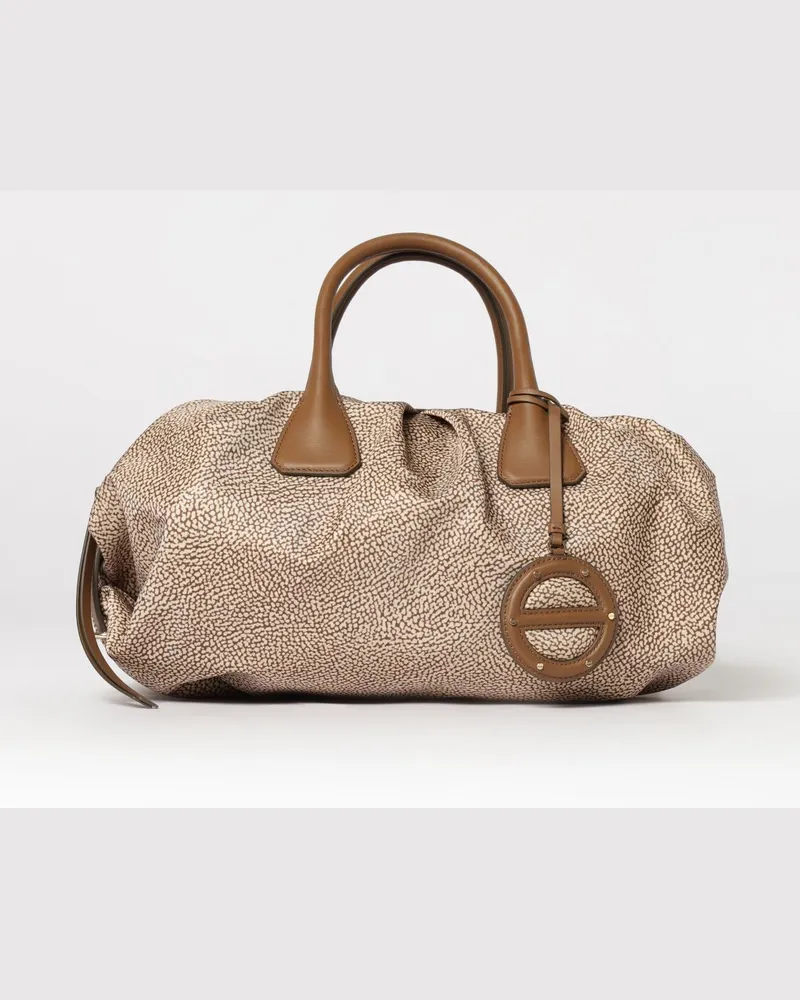 Borbonese Rucksack damen Beige