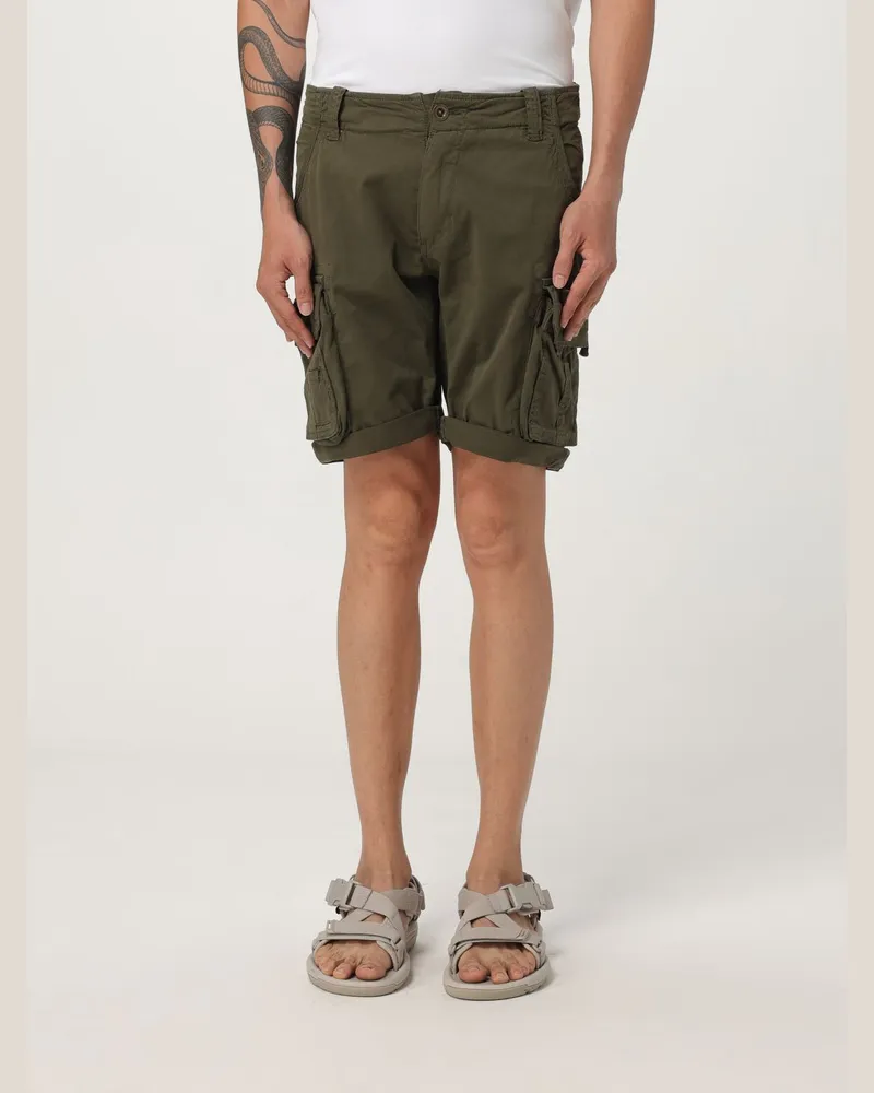 Alpha Industries Shorts herren Grün