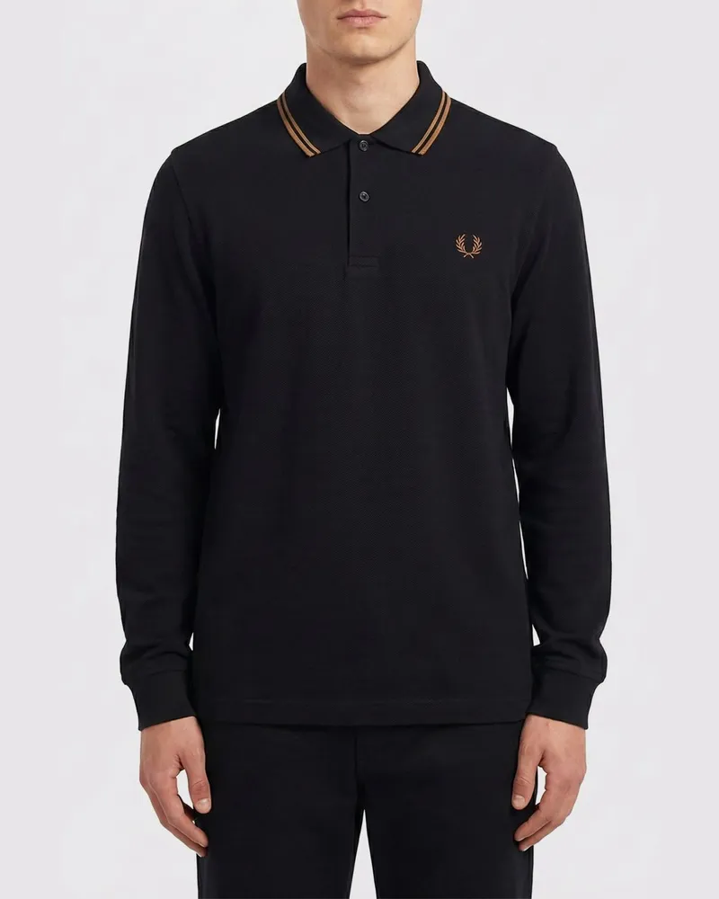 Fred Perry T-shirt herren Schwarz