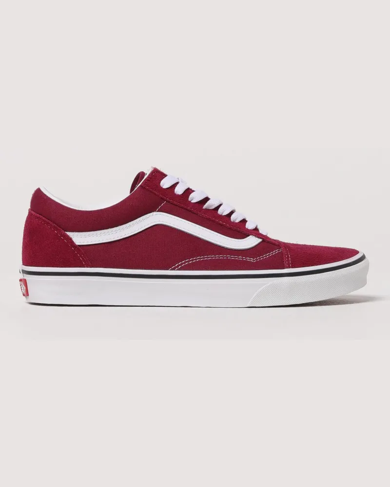 Vans Sneakers herren Burgunderrot