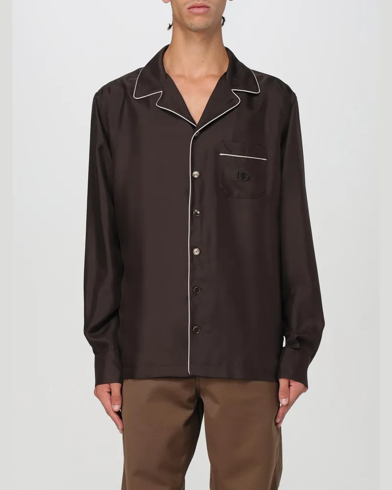 Dolce & Gabbana Hemd herren Dolce & Gabbana Braun