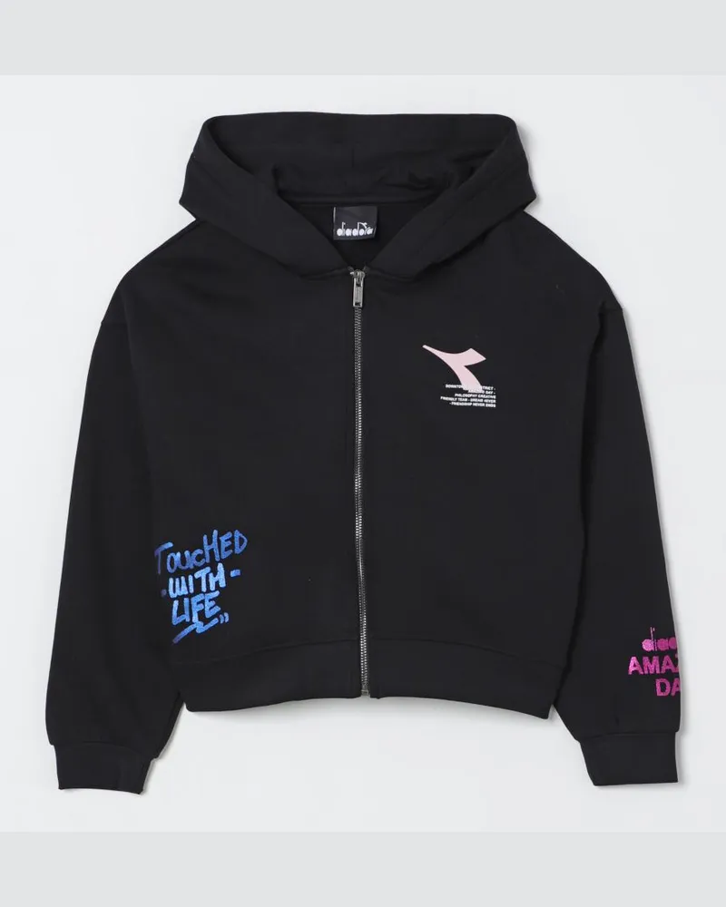 Diadora Pullover kinder Schwarz