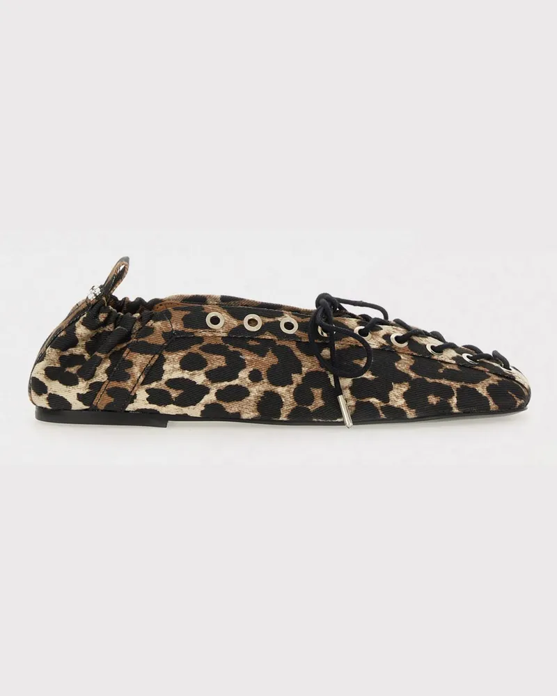 Ganni Flache schuhe damen Braun