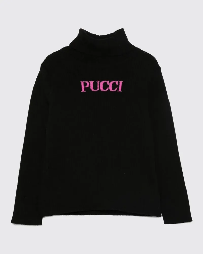 Emilio Pucci Pullover kinder Schwarz
