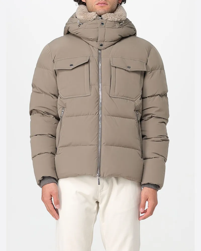 MOORER Mantel herren Haselnuss