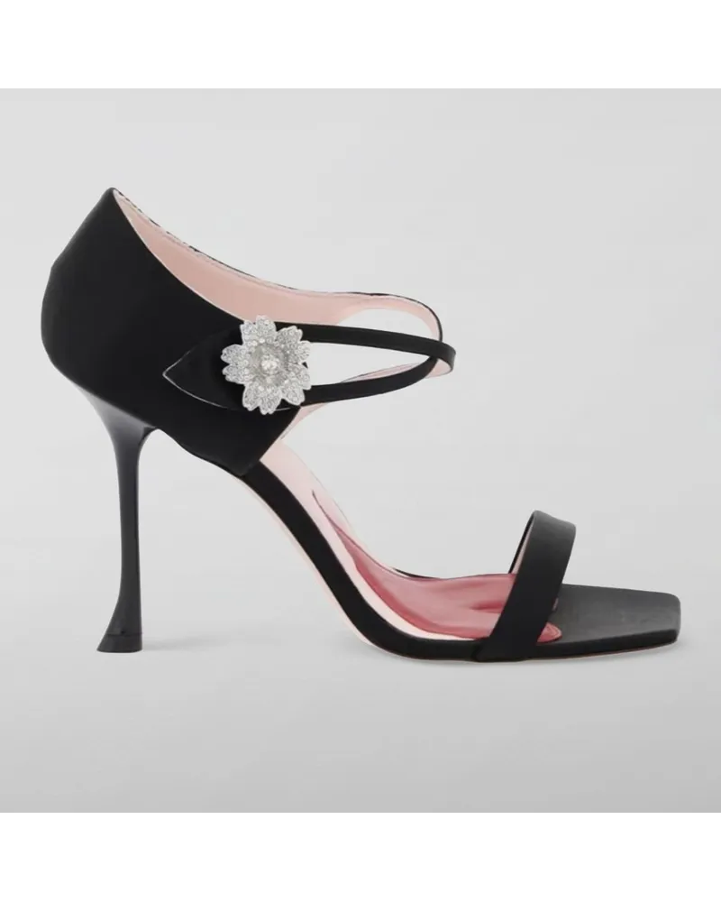 Roger Vivier Flache sandalen Schwarz