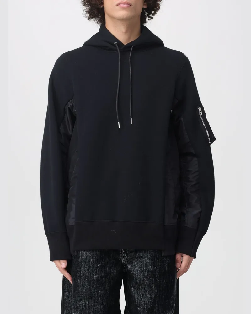 Sacai Sweatshirt herren Schwarz