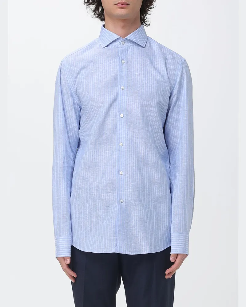HUGO BOSS Hemd herren Hellblau