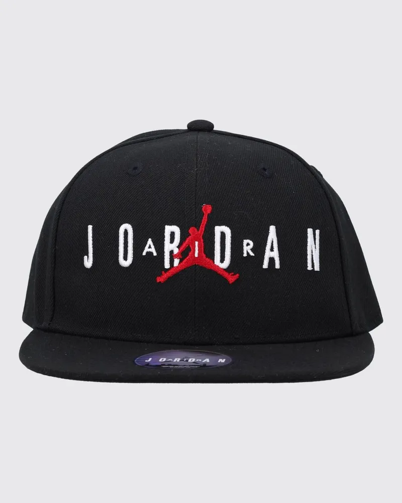 Nike Jordan J Jumpman Air Baseballkappe von aus Baumwolle für Jungen Schwarz