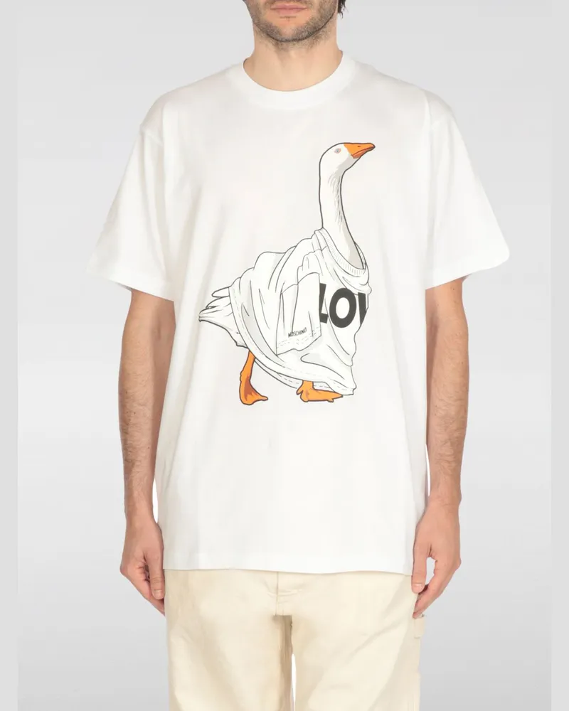 Moschino T-shirt herren Weiß