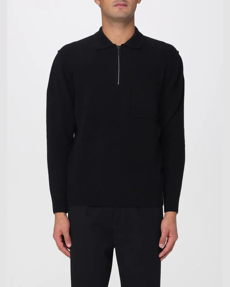 Paolo Pecora Milano Pullover herren Schwarz