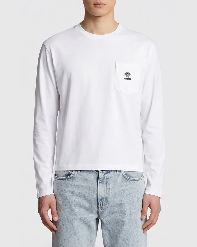 Versace T-shirt herren Weiß