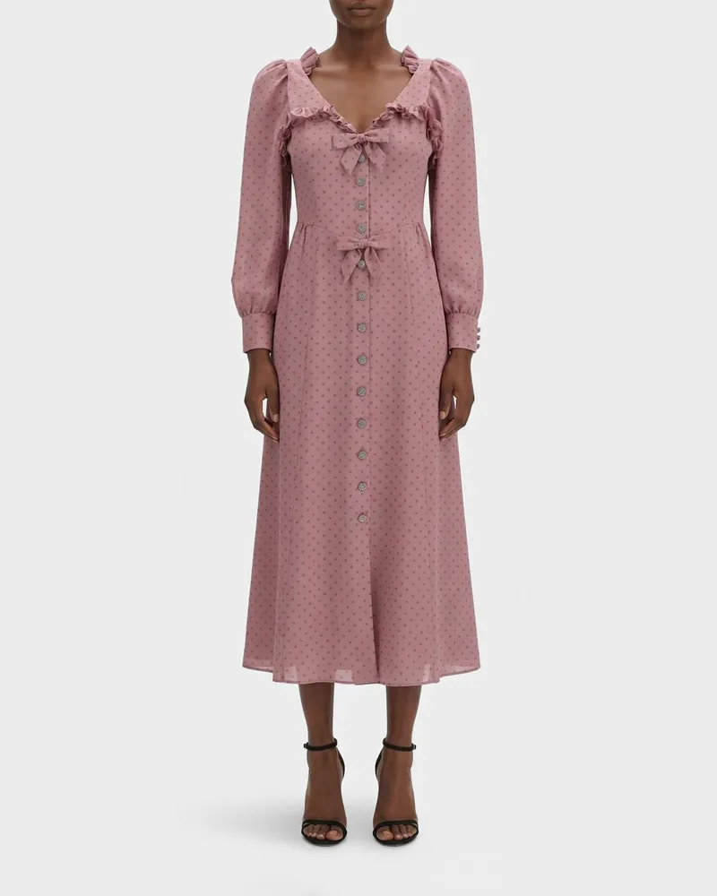 Alessandra Rich Kleid damen Violett